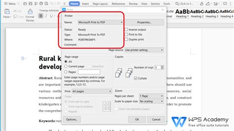 how to print without margins